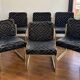 Set of 6 vintage chrome chairs from the 70s – Milo Baughman style