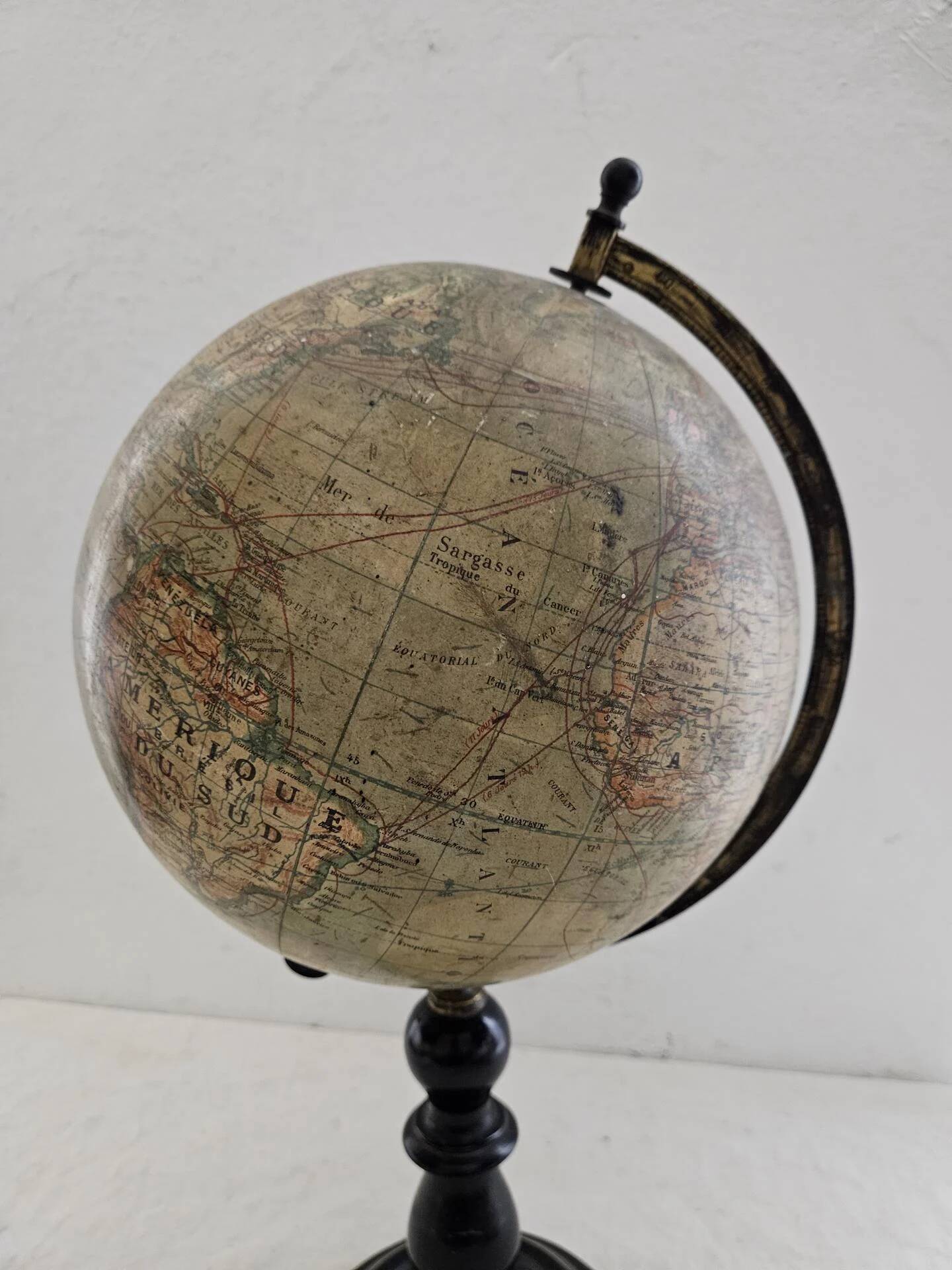 Globe terrestre Napoléon III