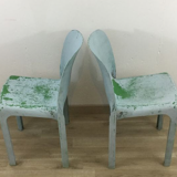 Pair of chairs Artemide "Selene" Vico Magistretti, 1960