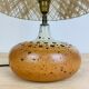 Lamp sandstone lampshade wool workshop 7 suns by Bernadette Ver Eecke Scherrer