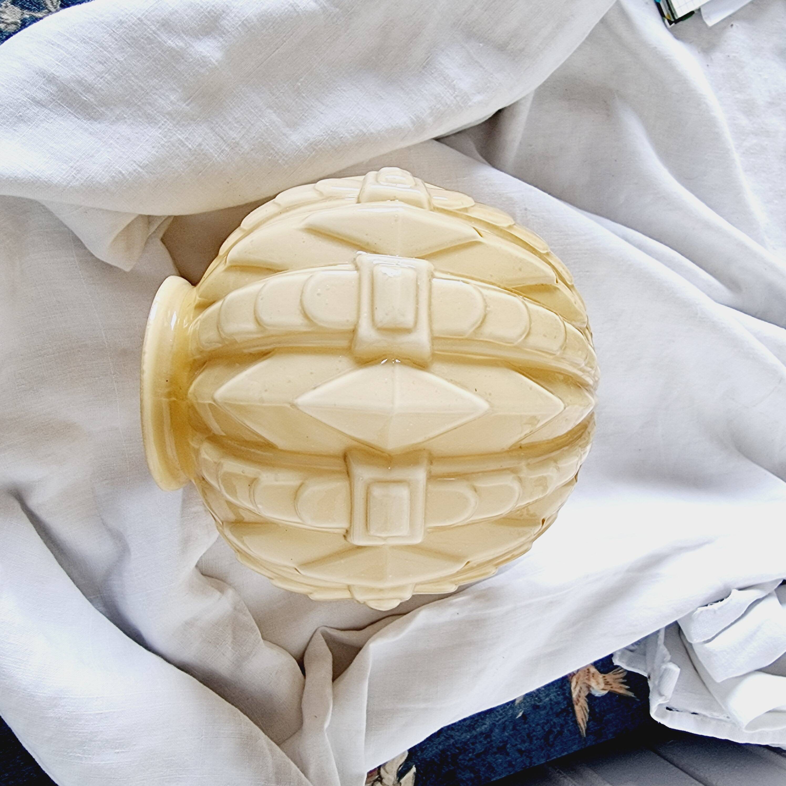 Glass lampshade for authentic Art Deco lamp from the 30s-40s