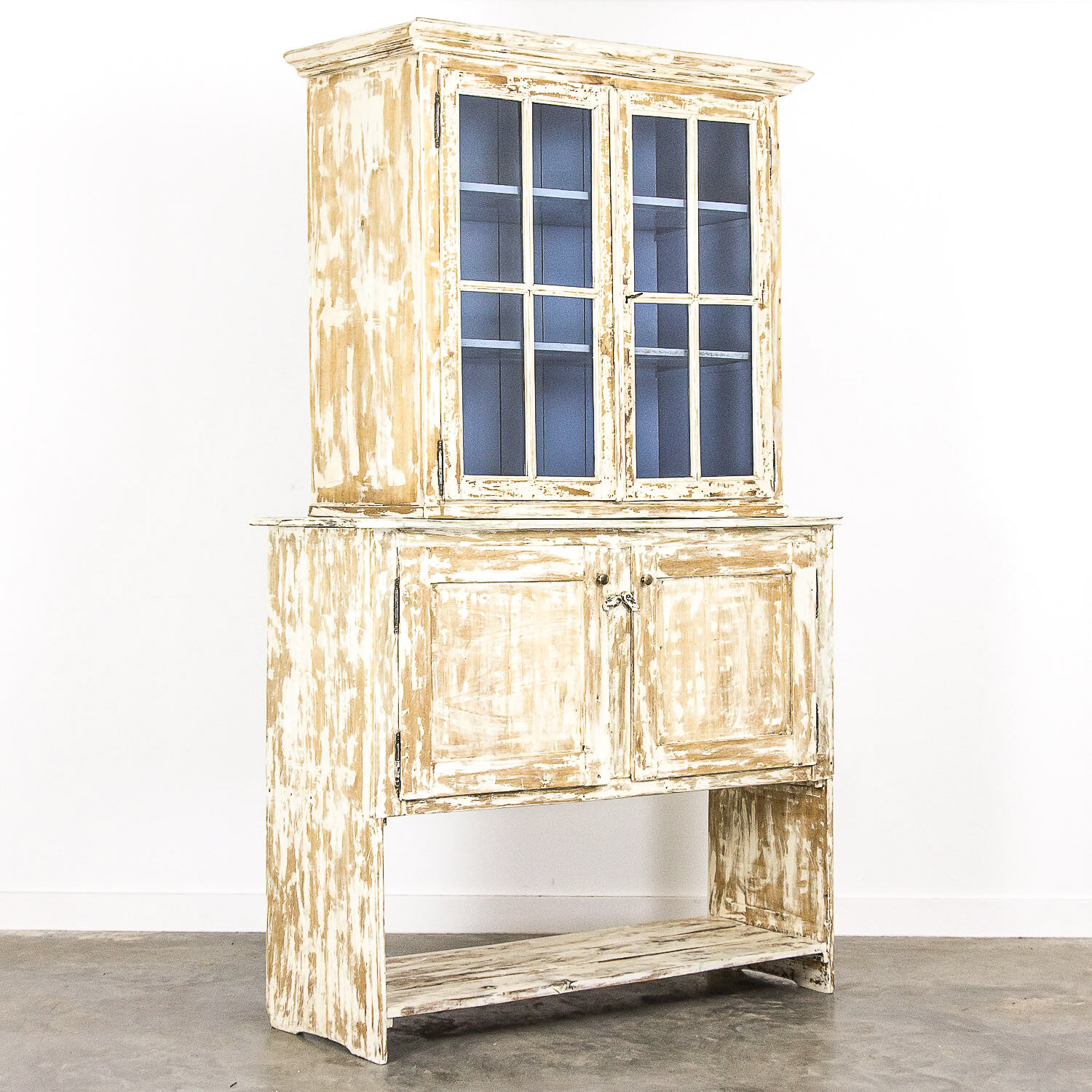 Antique cupboard vitrine