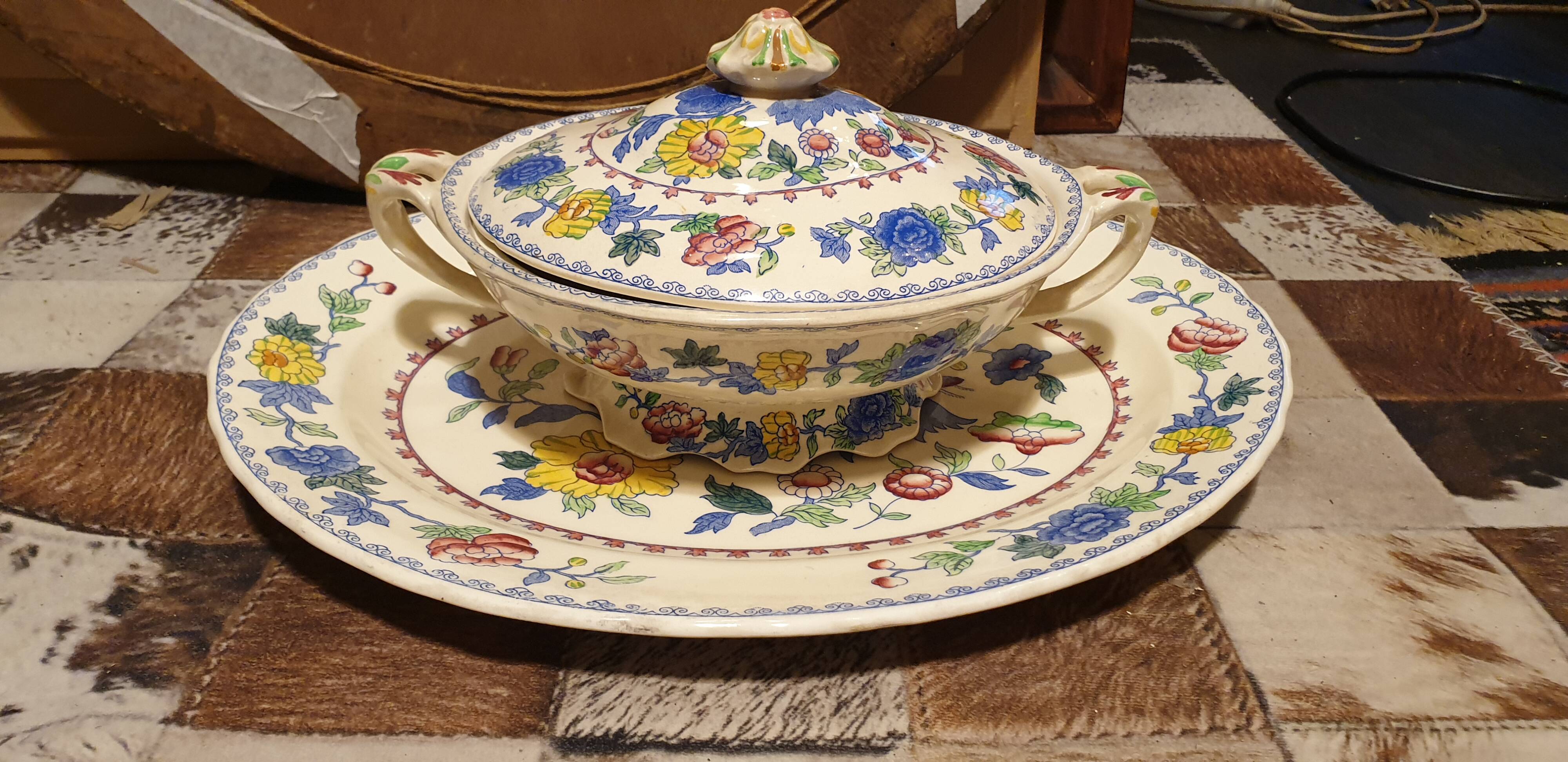 English ceramic dish