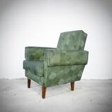 Fauteuil en skai vert