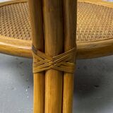 Rattan Coffee Table with glass top