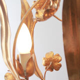 1970s Regency golden ceiling lamp