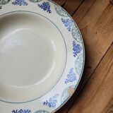 Set of 7 soup plates n°64 Moulin des Loups et Hamage