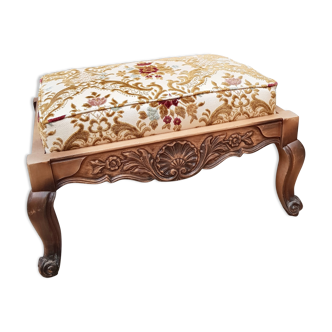 Pouf foot rest Louis XV style
