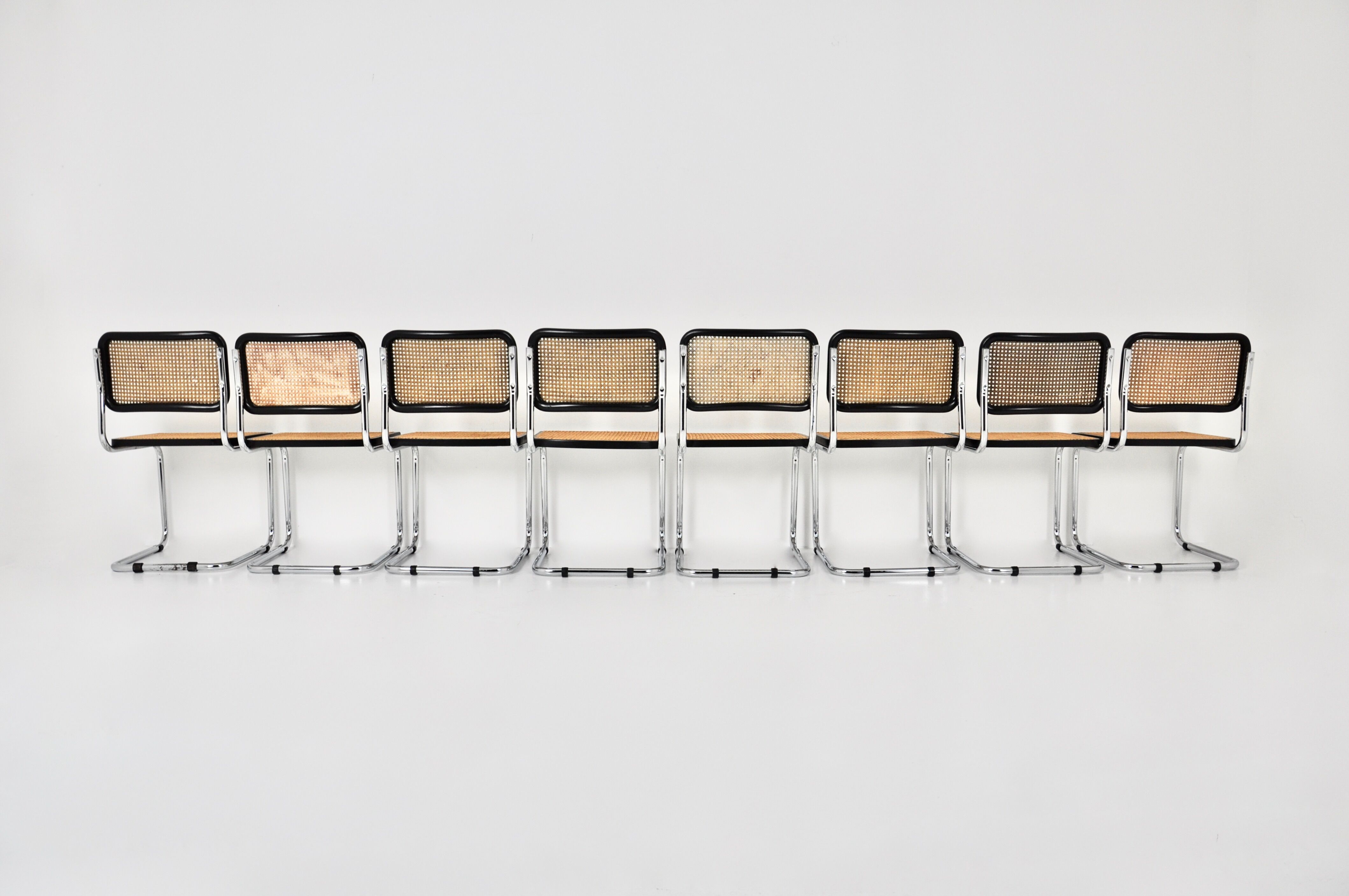 B32 dining chairs by Marcel Breuer set of 8