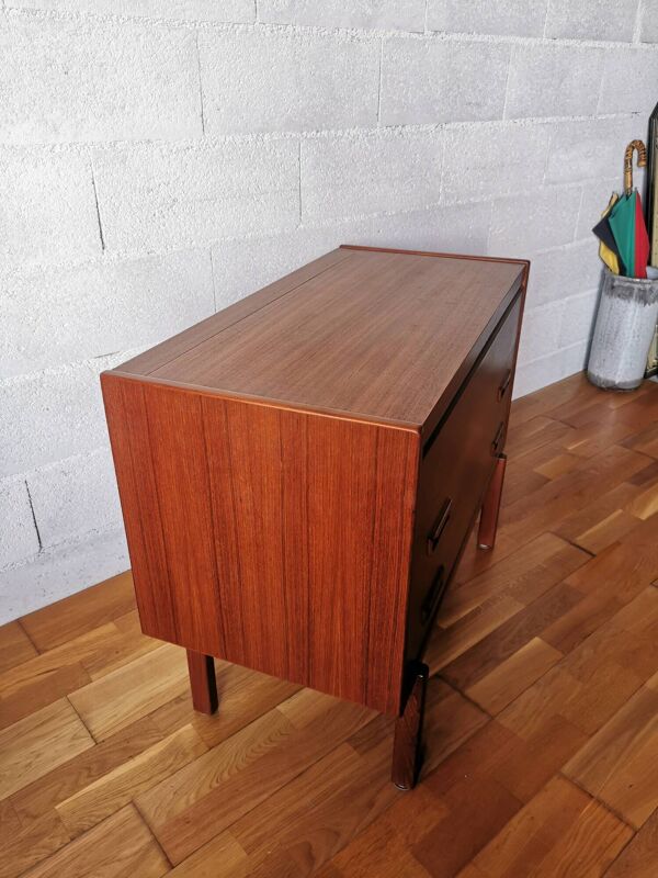 Coiffeuse-commode scandinave en teck par arne wahl iversen pour brenderup