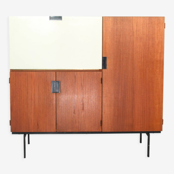 Armoire en teck CU01 par Cees Braakman pour Pastoe, 1958