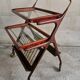 Table, bar trolley on wheels. removable tray. design 50 vintage italy