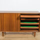 Buffet en noyer danois du milieu du siècle, années 1960