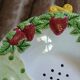 Plat / Egouttoir en barbotine 