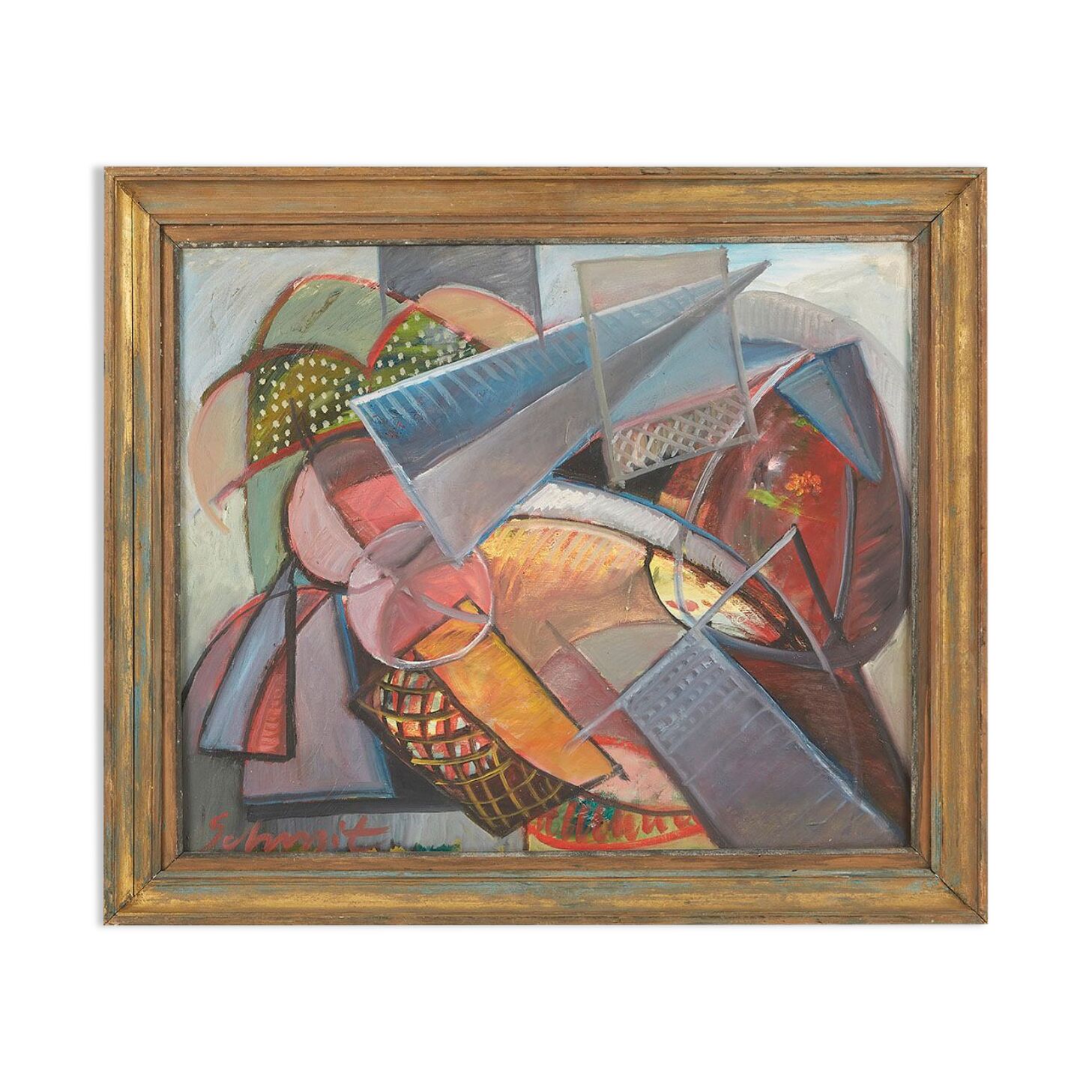 Composition cubiste de Gilberte Schmit