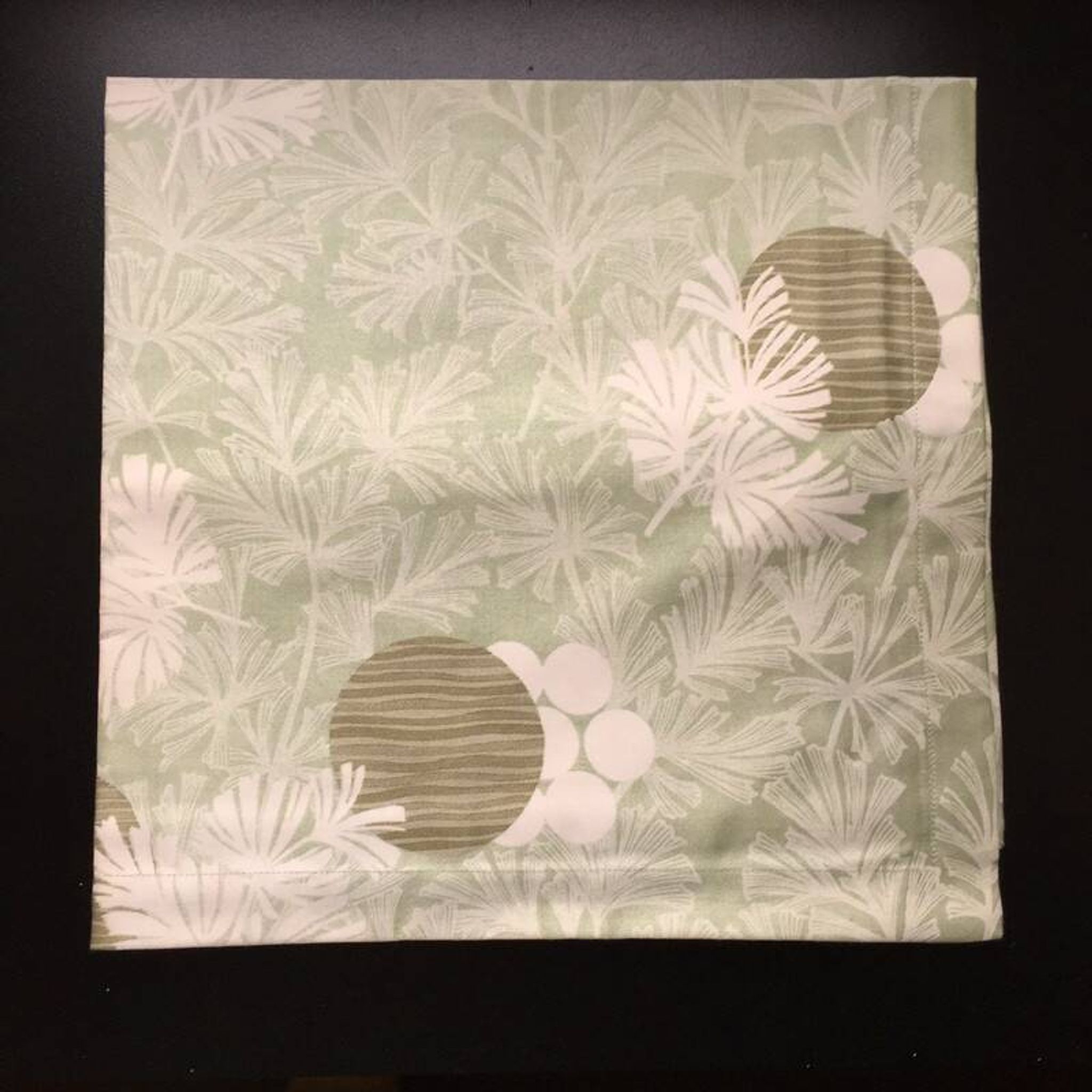 4 Christofle Palmier cotton satin napkins