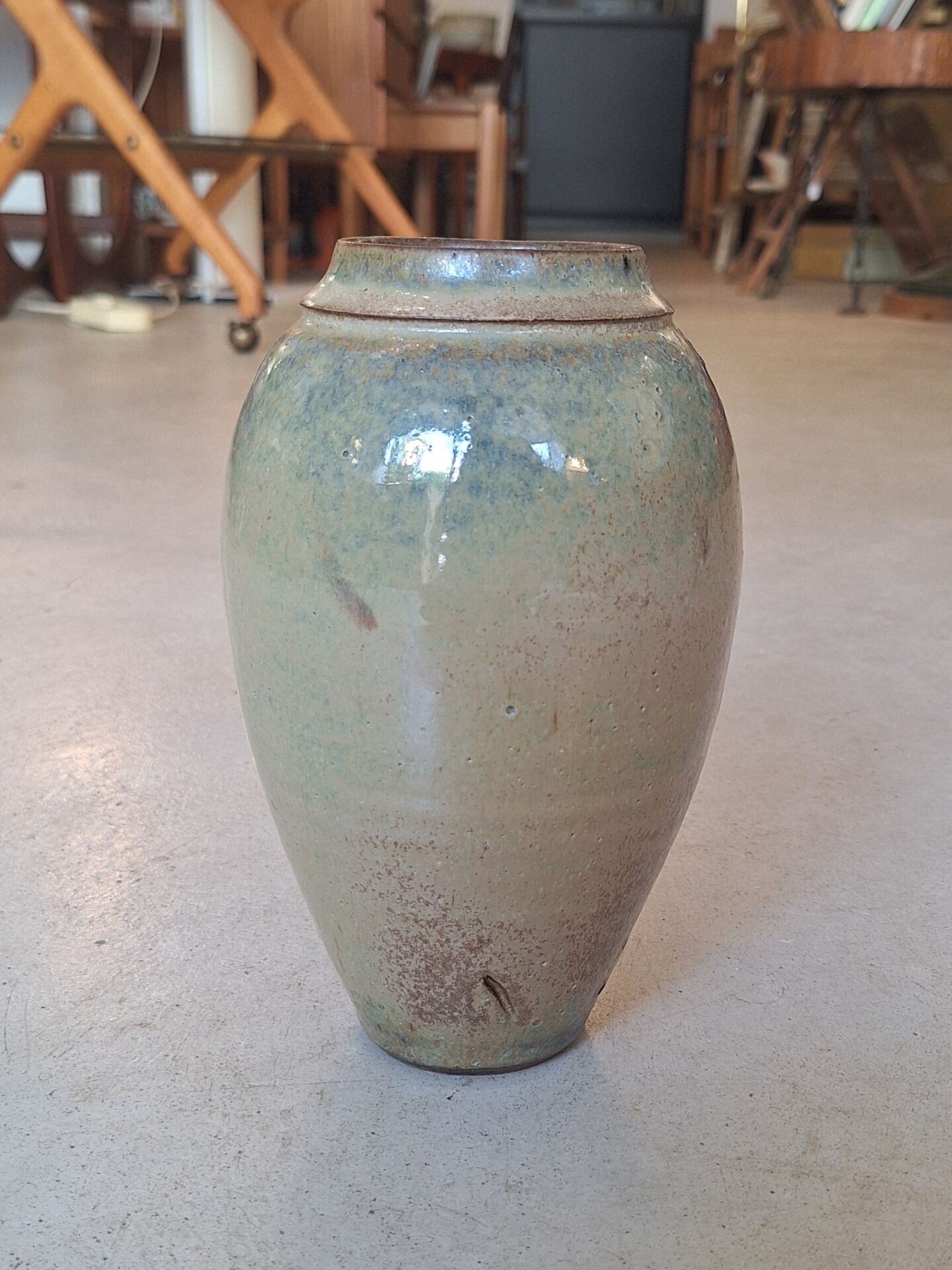 Ceramic vase by Nadia and Alain Pinel