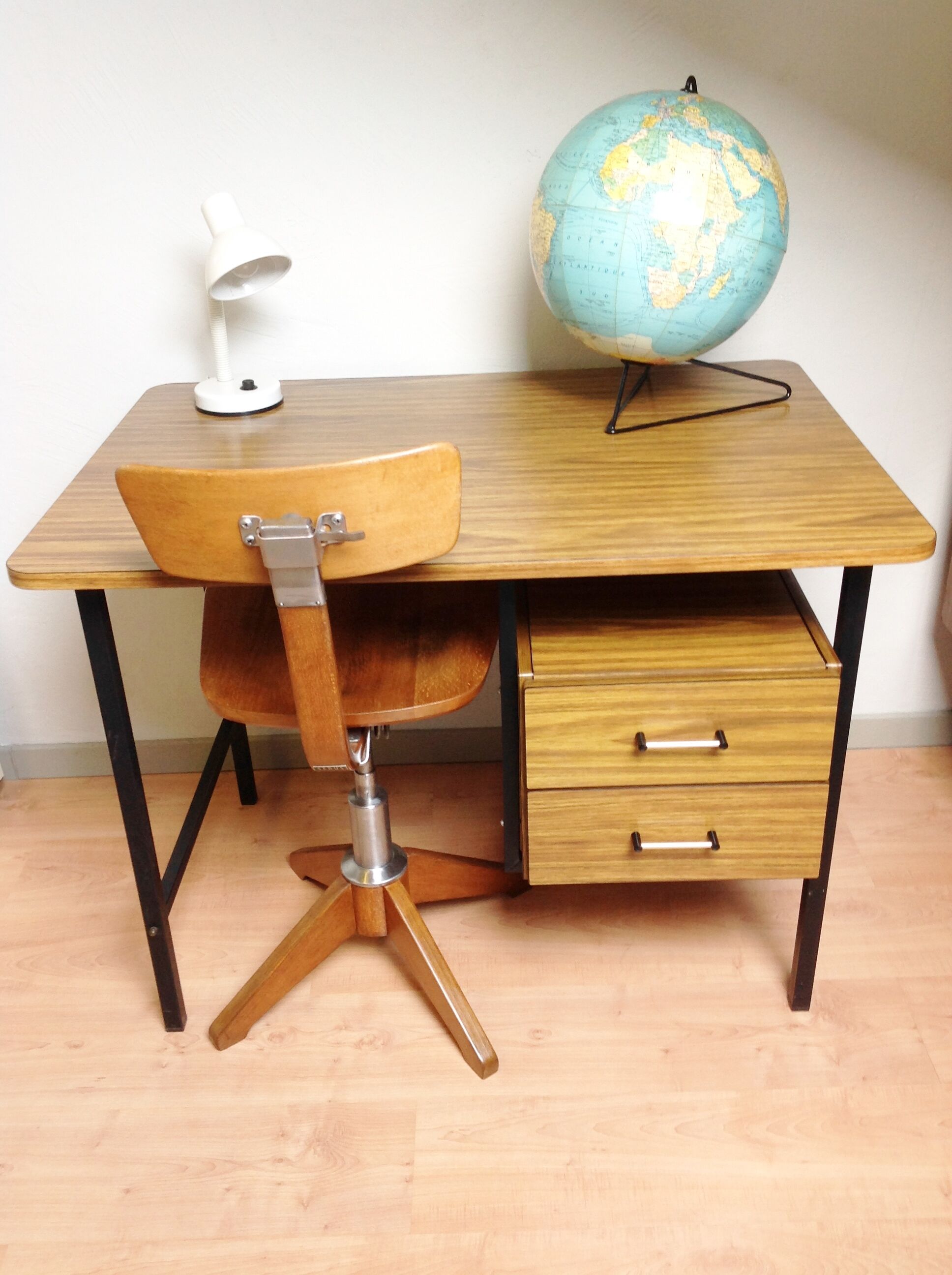 Industrial style swivel chair by Sedus Stoll / vintage 50s-60s
