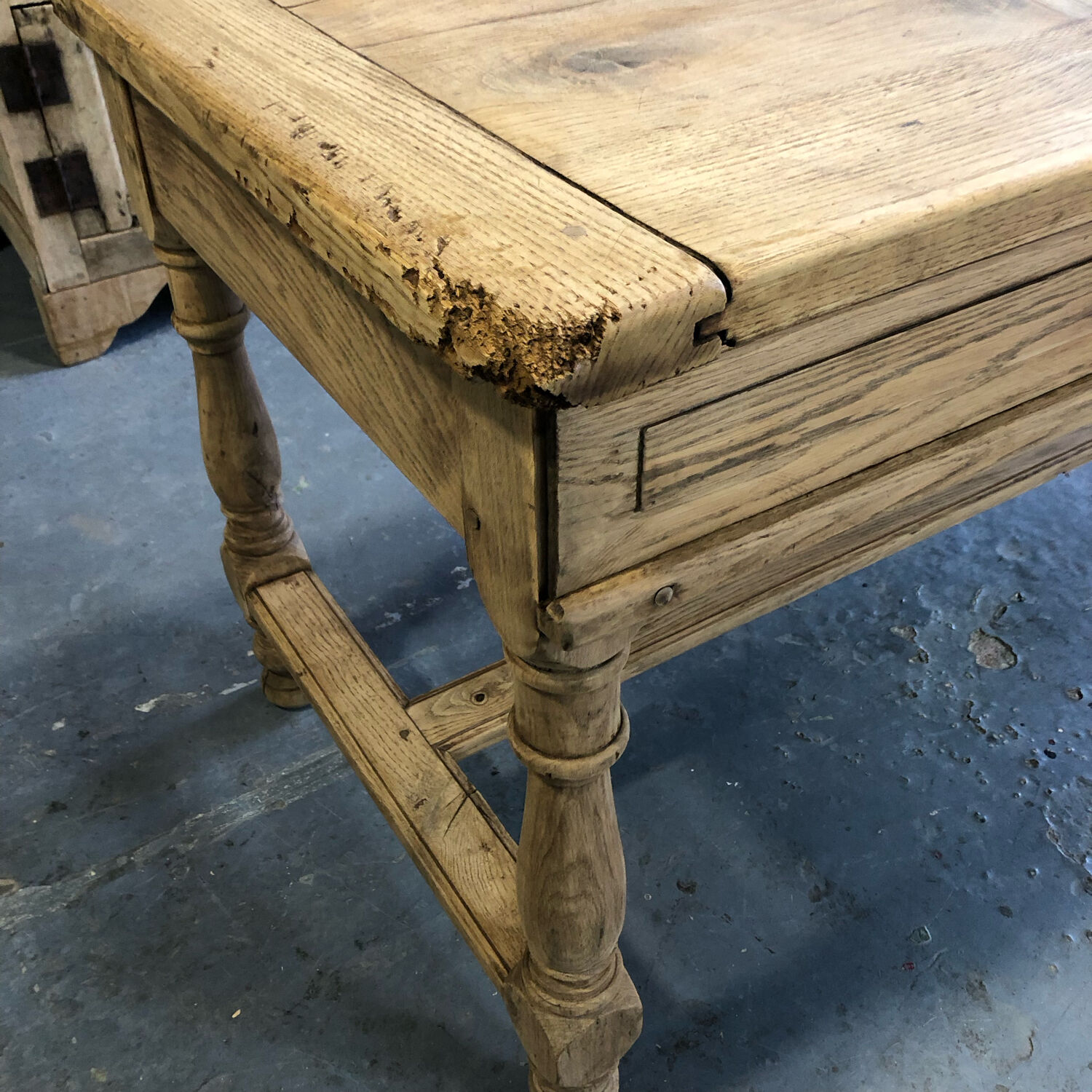 Oak farmhouse table XIXth