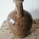Small very old glazed jug