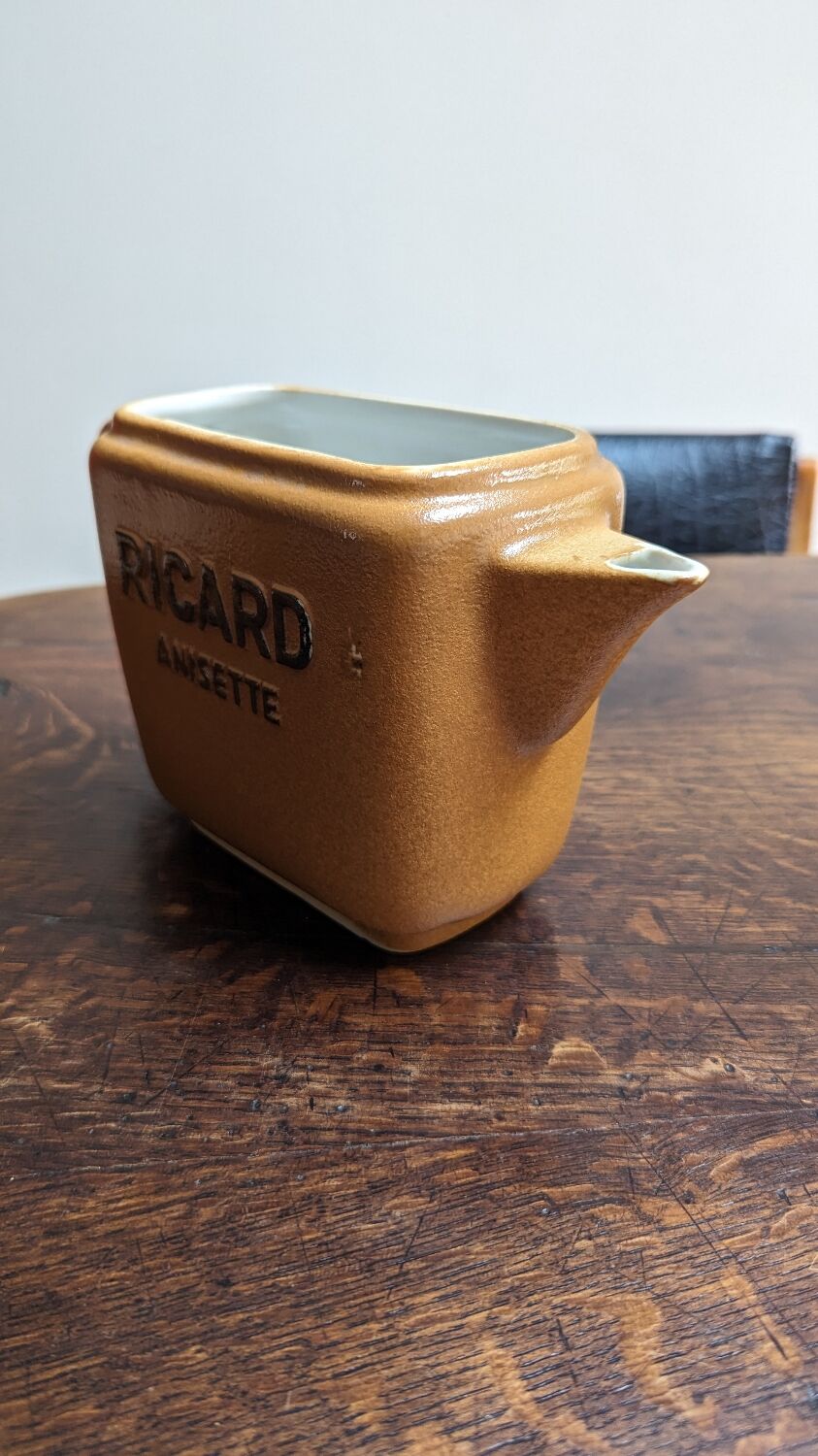 Ricard stoneware pitcher