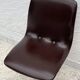 Space Age Swivel Chair Chocolate Brown Skai