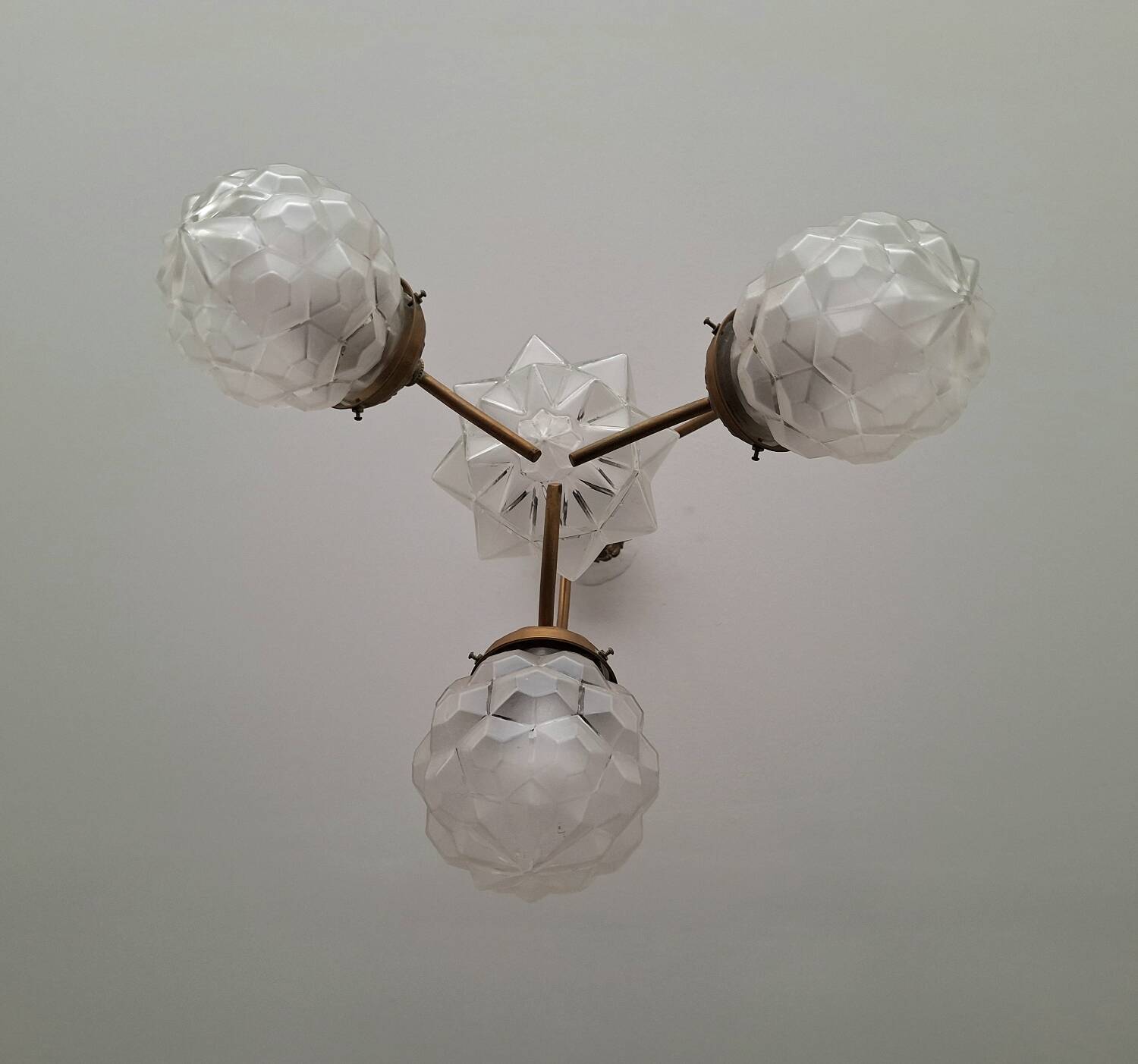 Art Deco chandelier, antique light fixture