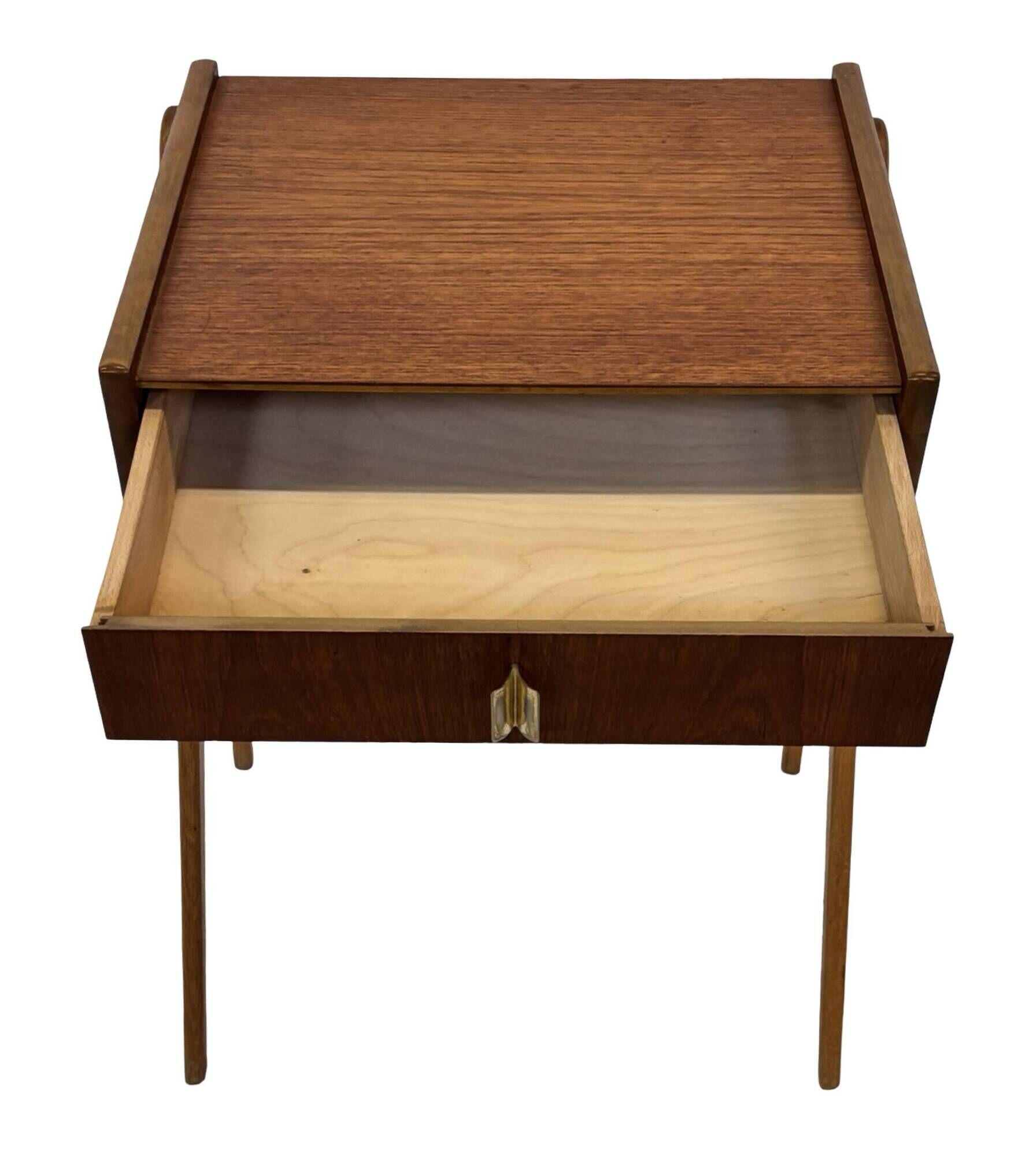 Vintage Scandinavian teak side table/bedside table and 60's Design