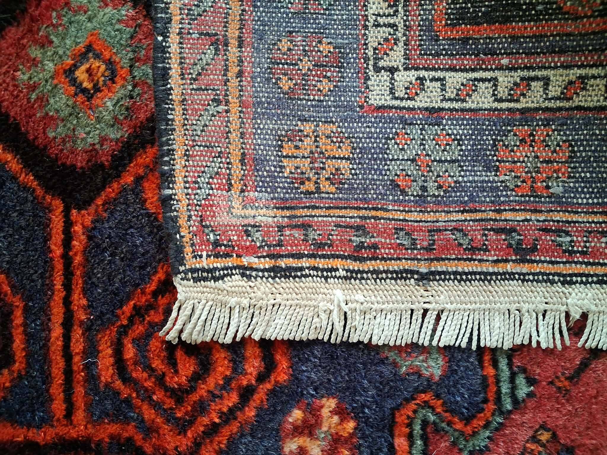 Handmade Persian Hamadan rug 185x130cm