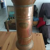 Vijfkan antique copper and brass coal bucket