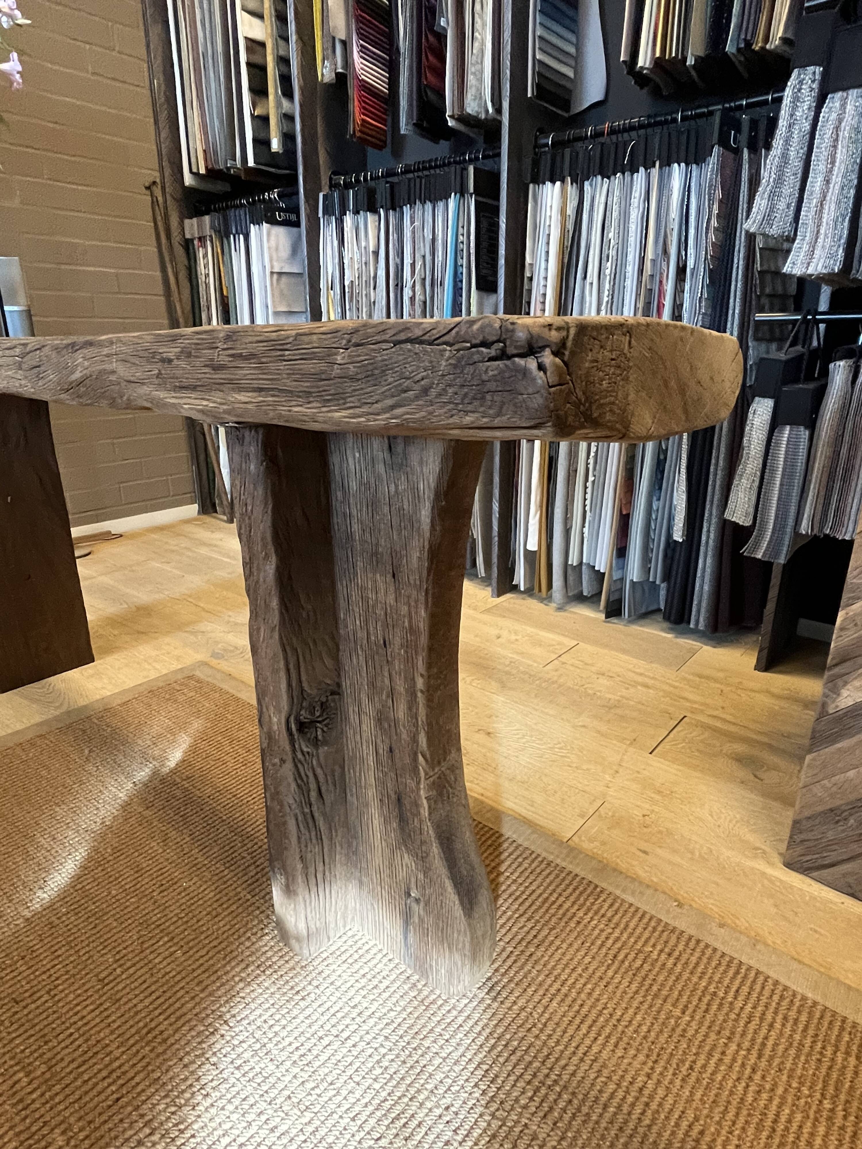 Console chêne massif ancien centenaire