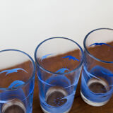 Vintage orangeade lemonade glass service