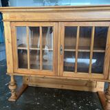 Antique 2-part pine sideboard