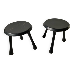 Paire de tabouret bas - habitat