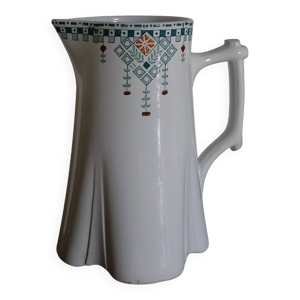 Pichet art déco en terre - fer