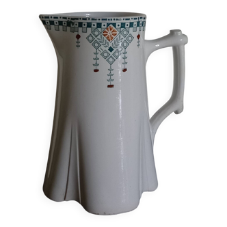 Art Deco pitcher in Longwy ironstone, 1911