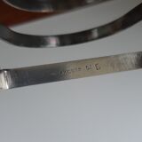Porte toast métal argenté