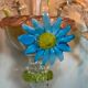 Set of 3 Venetian wall lights in multicoloured Murano glass, circa 1950