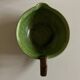 Green glazed earthenware bowl from Dieulefit 1960