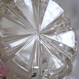 Set of 2 crystal ashtrays / pocket trays from Reims