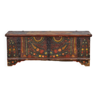 Folk Art Wedding Chest, Anno 1903