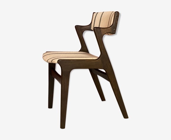 Chaise de salle à manger danoise du milieu du siècle par Kai Kristiansen, années 1960