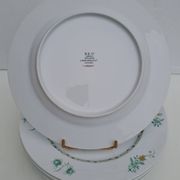 6 assiettes plates en porcelaine Bernardaud Limoges modèle Pékin
