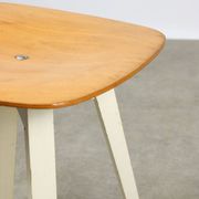 Tabouret en contreplaqué vintage à croisillons par Niko Kralj, 1954