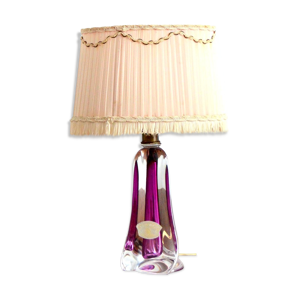 Lampe de table en cristal - val