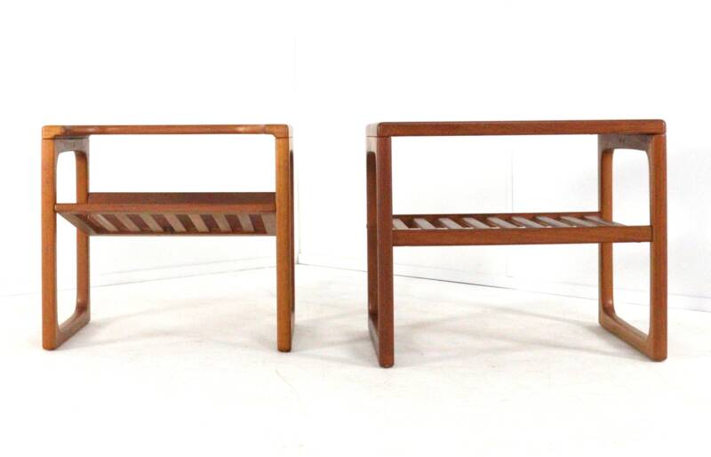 Set of 2 side tables / nightstands 'Hylke' - danish design - teak
