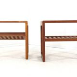 Set of 2 side tables / nightstands 'Hylke' - danish design - teak