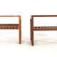 Set of 2 side tables / nightstands 'Hylke' - danish design - teak