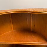 Rattan and bamboo bar and 3 stools from the 60s