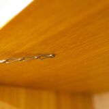 Armoire scandinave 3 portes en teck blond